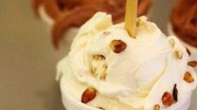 Домашнее ванильное мороженое с творогом