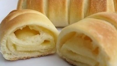 Дрожжевые булочки с плавленым сыром в духовке