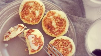 Банановые сырники с изюмом без сахара