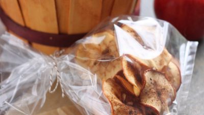 Яблочные чипсы без сахара с корицей