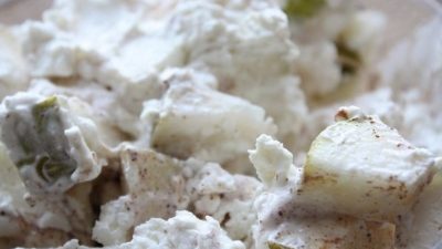 Творожно-грушевый десерт с медом