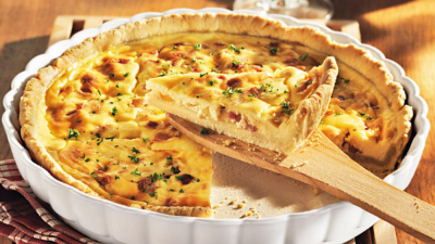 Классический пирог «Киш Лорен» с куриным филе