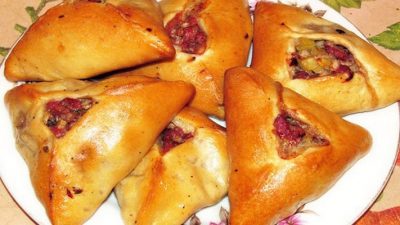 Татарские пирожки Эчпочмак