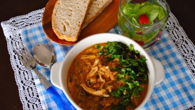 Куриное харчо с рисом в мультиварке