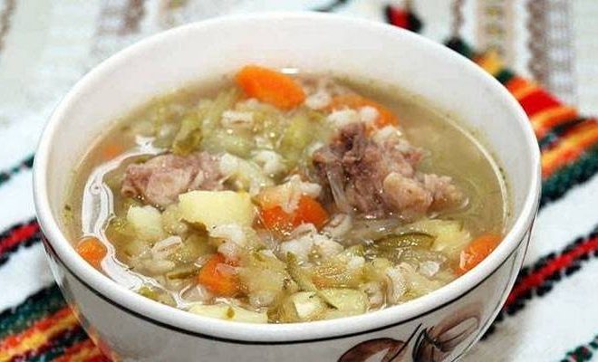 Супы со свиными ребрышками - рецепты с фото