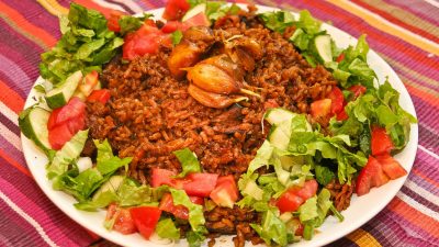Ферганский плов с барбарисом и изюмом