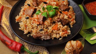 Классический ферганский плов из говядины