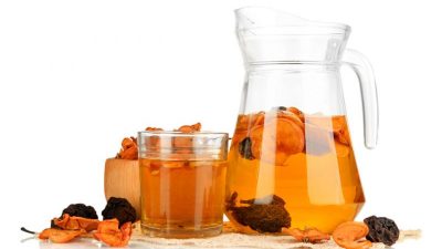 Компот из замороженных фруктов с сухофруктами