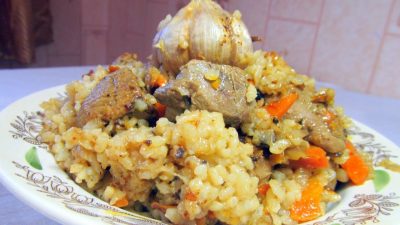 Плов из утиных ножек