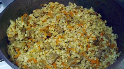 Перловка с мясом в мультиварке на каждый день