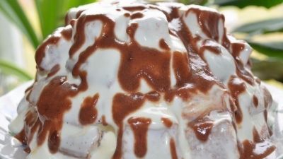 Торт «Графские развалины» с кусочками ананаса