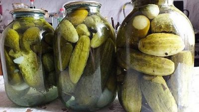 Салат «Зимний король» из огурцов с лимонной кислотой