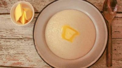 Манная каша с маслом в мультиварке