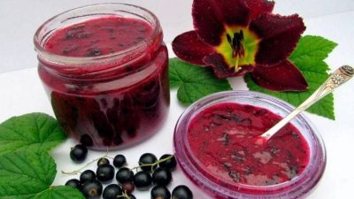 Простое варенье из смородины без варки