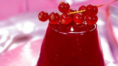 Джем из красной смородины с лимонным соком и желатином