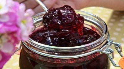Густой вишневый джем с пектином