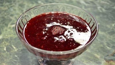 Вишневый джем с лимоном без сахара