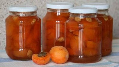 Варенье из абрикосов и персиков с апельсинами