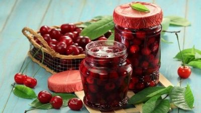 Варенье из черешни с косточками и апельсиновой цедрой