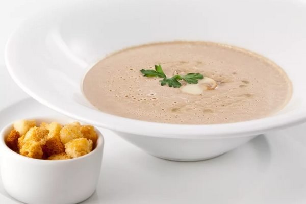 Грибной суп-пюре со сливками - Любимая еда