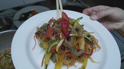 Салат «Ачик Сяй» с говядиной