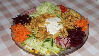 Рецепты салатов с картофелем фри: советы и рецепты