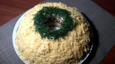 Салат «Новенький» с куриным филе