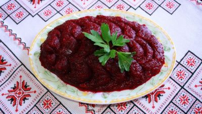 Заготовка из свеклы и хрена на зиму