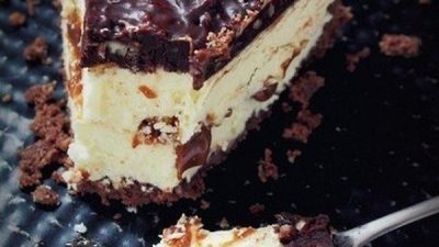 Торт без выпечки с молочным кремом