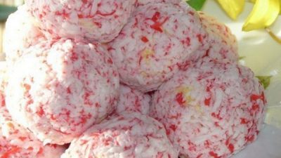 Крабовые рафаэлки с чесноком