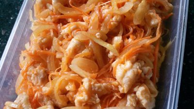 Салат «Хе» из филе щуки