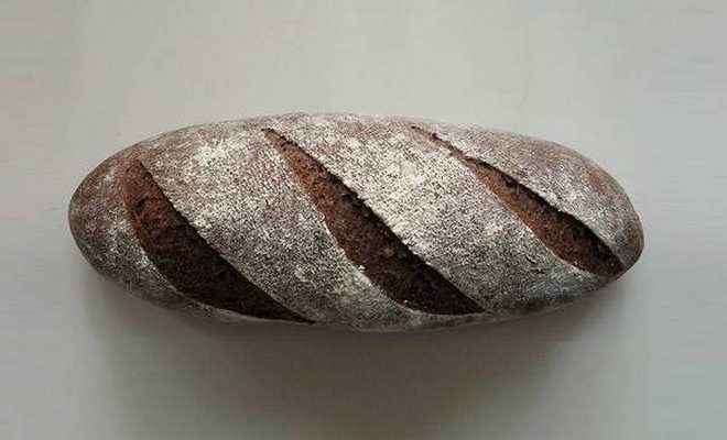 Ржано-пшеничный хлеб на дрожжах с солодом