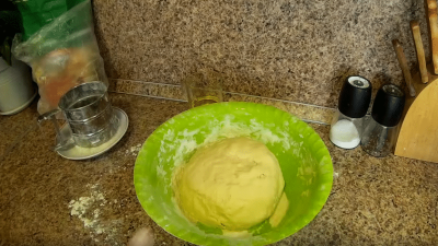 Песочное тесто на сметане для курника