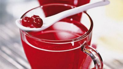 Морс из свежей или замороженной клюквы с сахаром