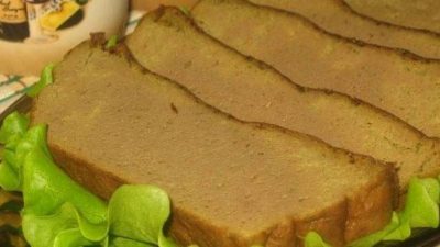 Суфле из куриной печени с овсяными хлопьями на пару