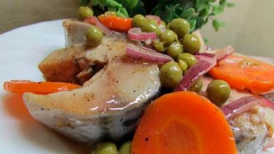 Закуска «Пальчики оближешь» из скумбрии