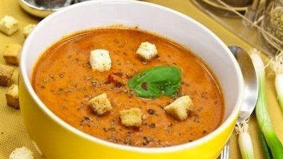 Морковно-картофельный суп с куркумой