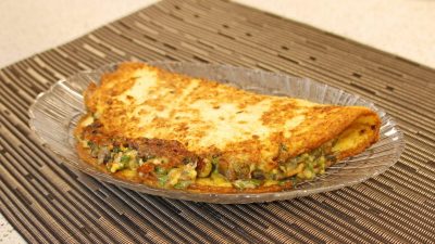 Бризоль из курицы с шампиньонами
