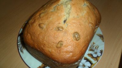 Нежный кекс с коньяком в хлебопечке