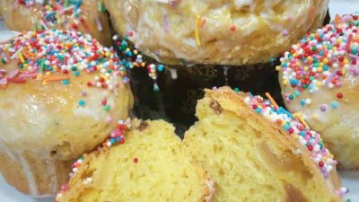 Кулич на сухих дрожжах и кефире в духовке