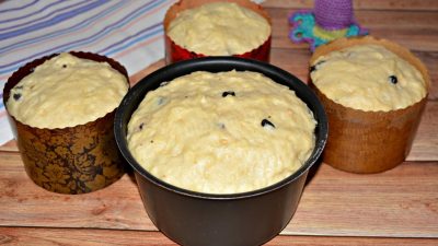 Александрийское тесто на молоке для куличей