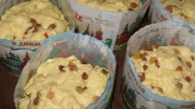 Александрийское тесто для куличей с коньяком