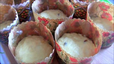 Александрийское тесто для куличей на сметане