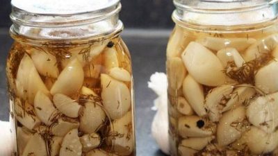 Маринованный чеснок с корицей на зиму