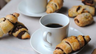 Рогалики с творожно-маковой начинкой