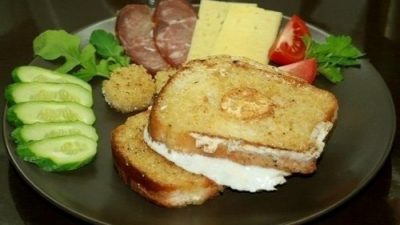 Английские гренки с яйцом-пашот