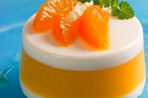 Апельсиновый легкий десерт