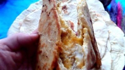 Армянская Ёка с сыром и яйцом