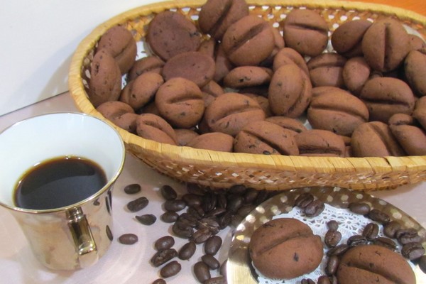 Ароматное печенье «Кофейные зерна»