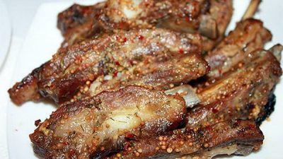 Ароматные ребрышки в медовом маринаде